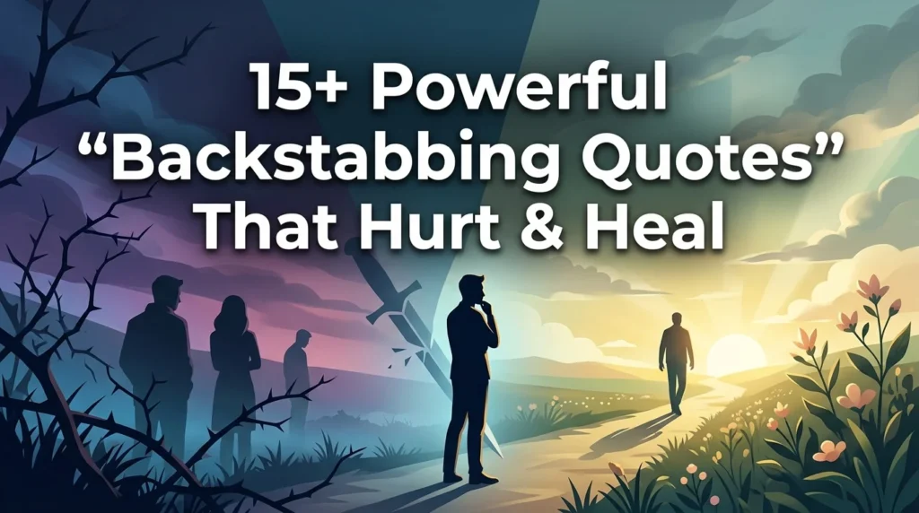 Backstabbing Quotes
