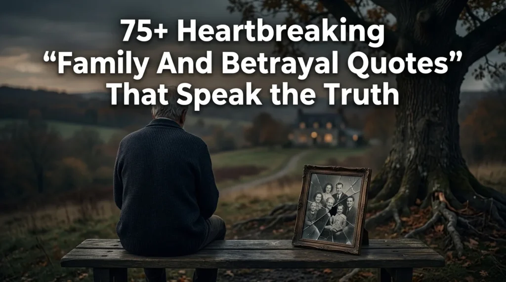 Family And Betrayal Quotes