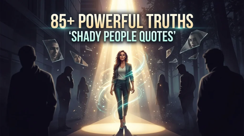 Shady People Quotes