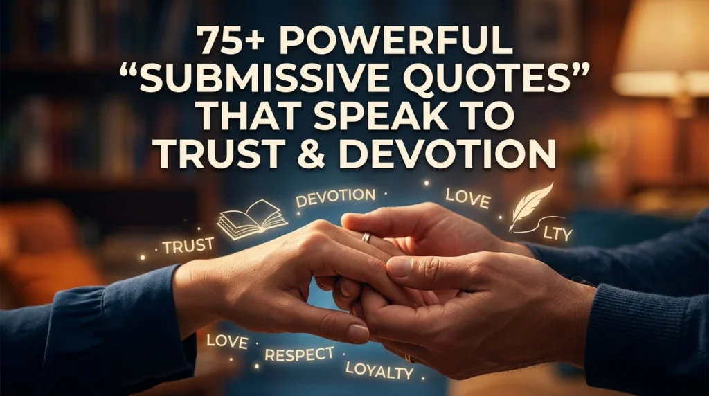 Submissive Quotes