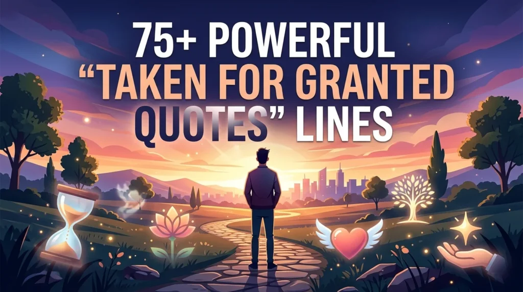 Taken For Granted Quotes
