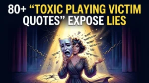 Toxic Playing Victim Quotes
