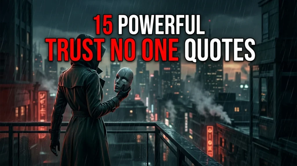 Trust No One Quotes