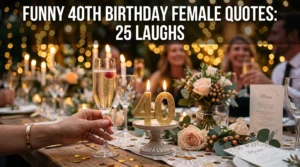 Funny 40Th Birthday Female Quotes