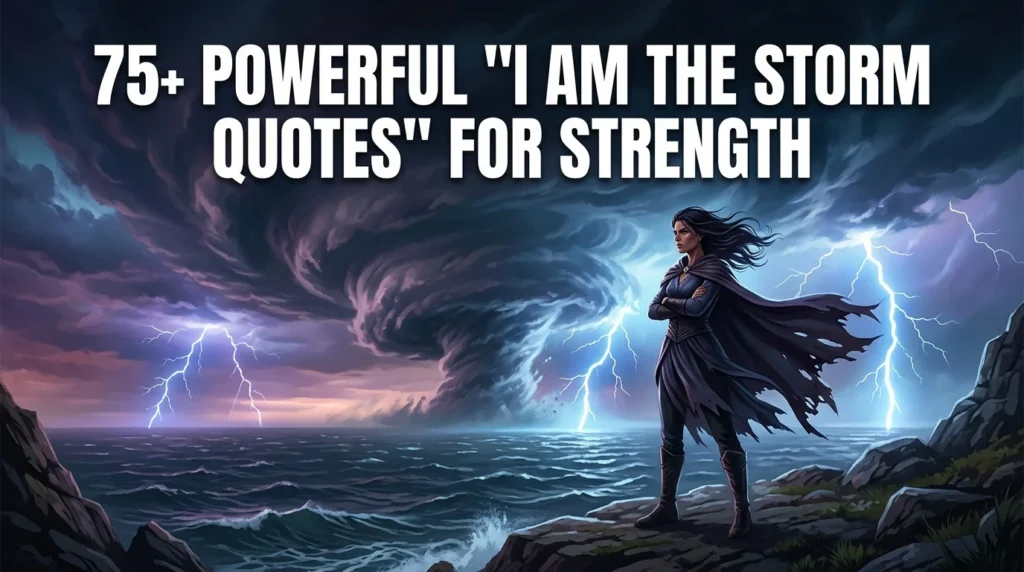I Am The Storm Quotes