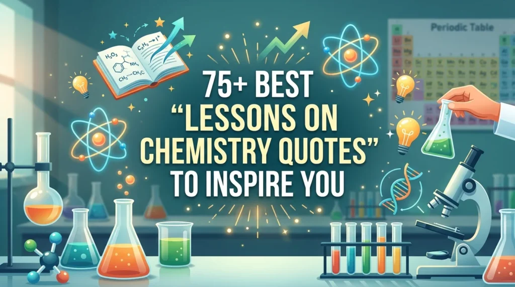 Lessons On Chemistry Quotes