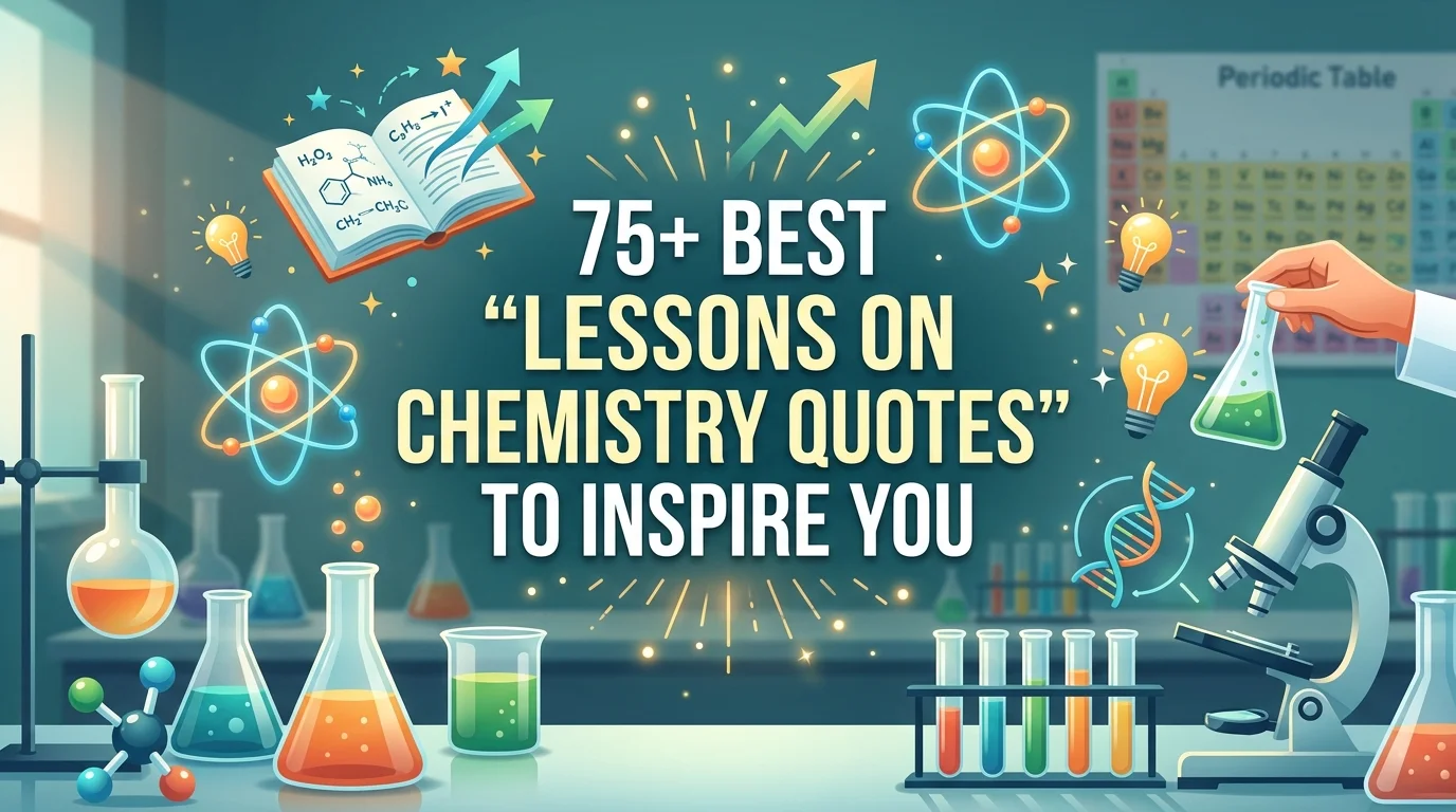 Lessons On Chemistry Quotes