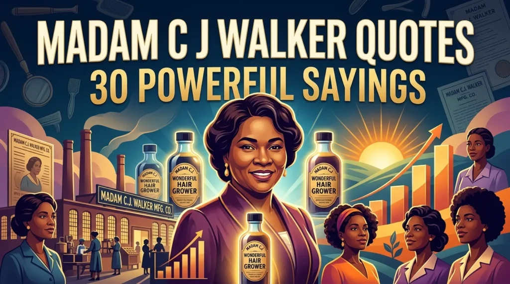 Madam C J Walker Quotes