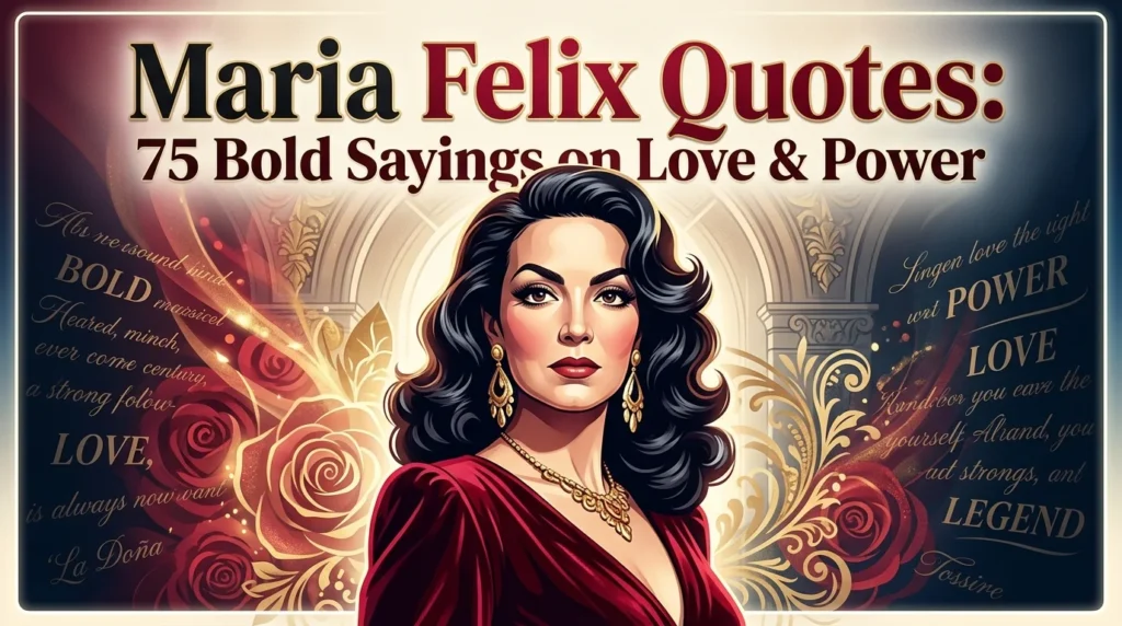 Maria Felix Quotes