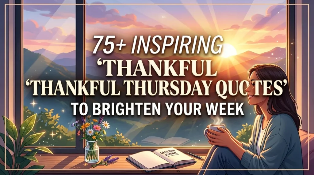 Thankful Thursday Quotes