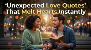 Unexpected Love Quotes