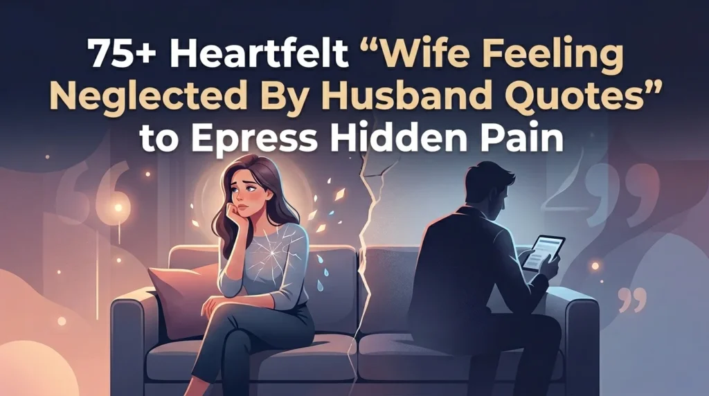 Wife Feeling Neglected By Husband Quotes