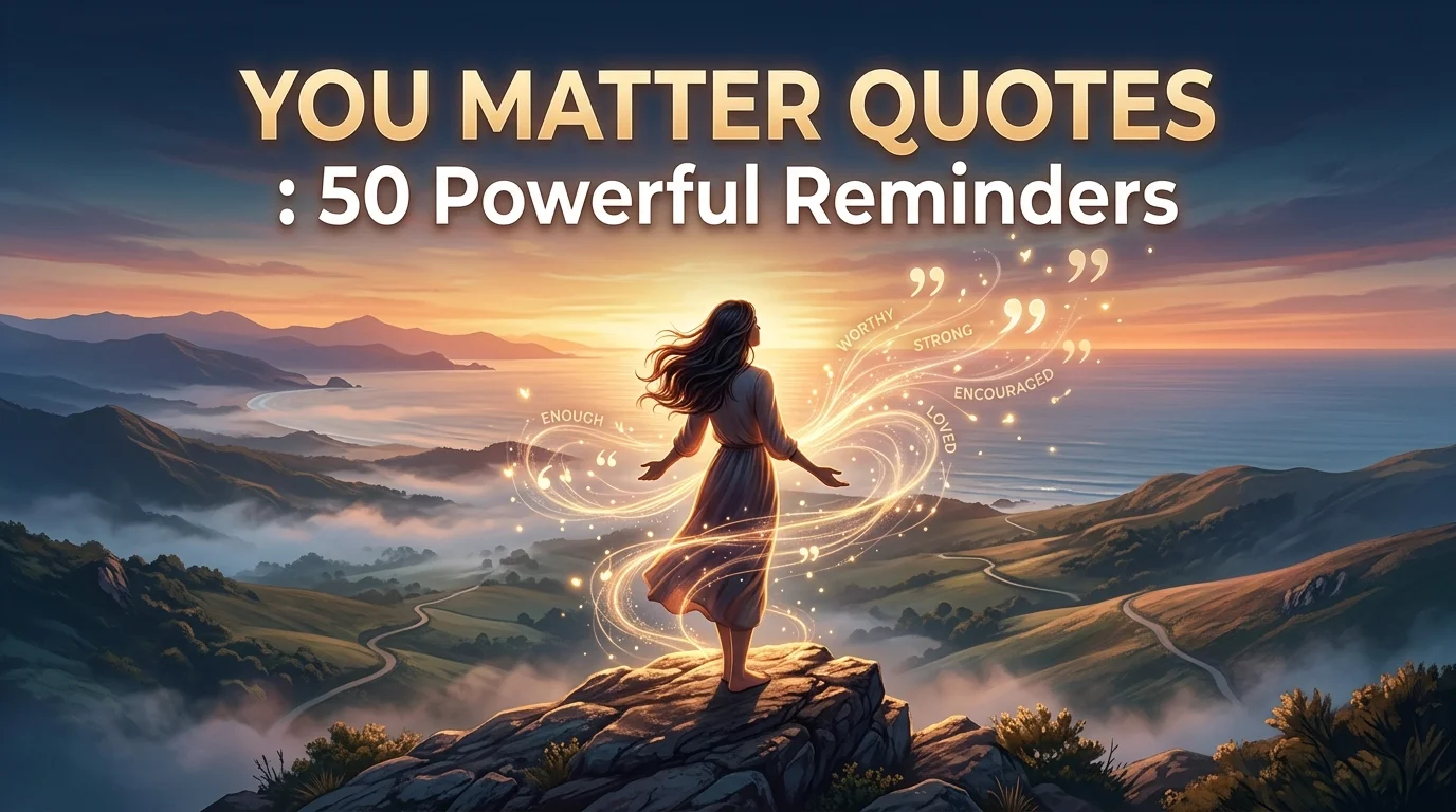 You Matter Quotes